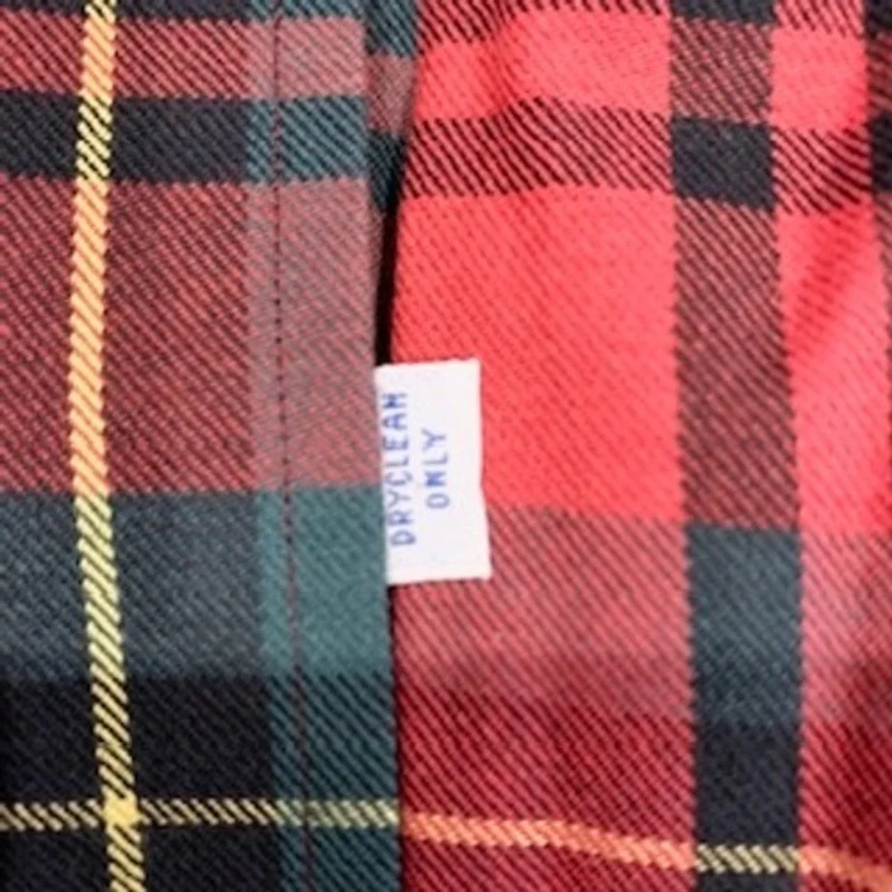 Polo Ralph Lauren Mens XXL Red Plaid Cotton Wool Blend Button Down Flannel Shirt